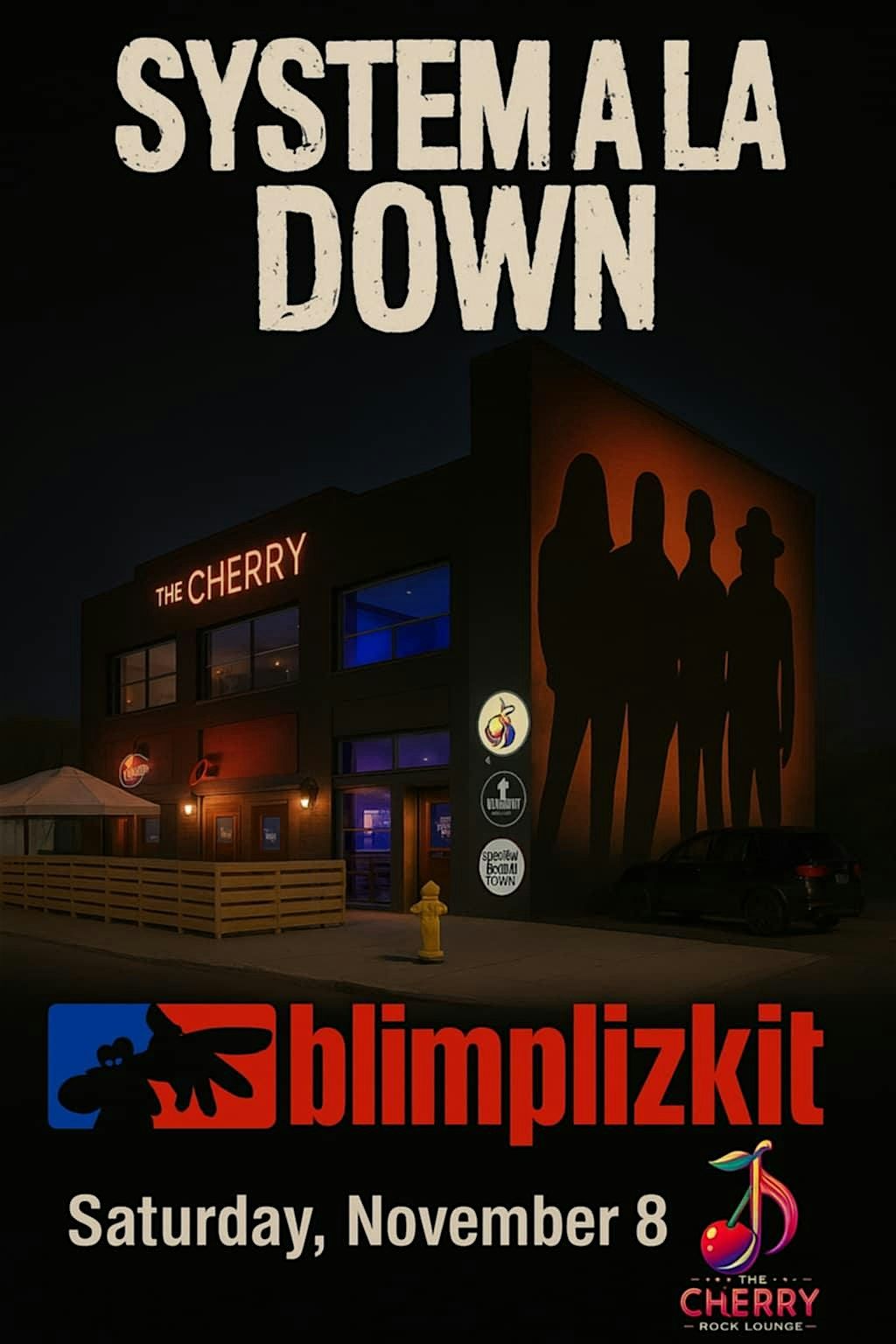 Blimplizkit and System a la Down - Live from The Cherry, 8 November | Event in Windsor | AllEvents