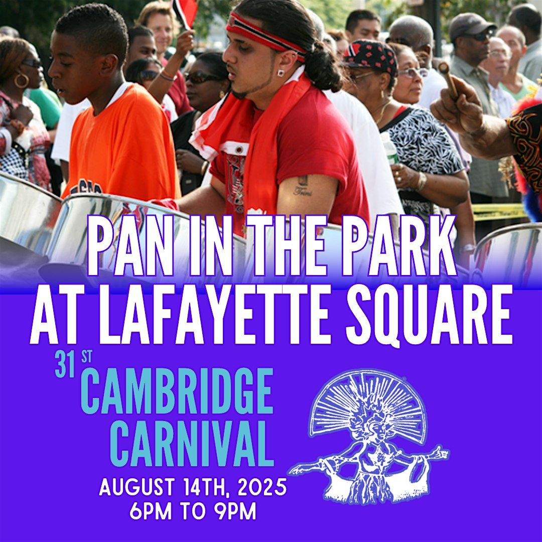 Pan in the Park at Lafayette Square - Free Event, 14 August | Event in Cambridge | AllEvents