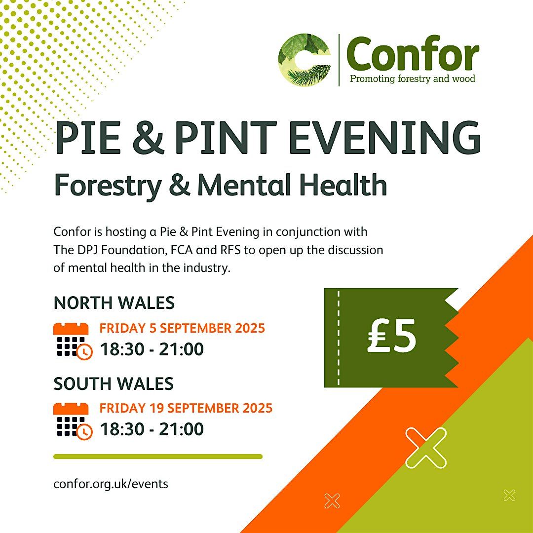 Confor’s Pie and Pint Evening: Forestry & Mental Health Event: South Wales | Event in Brecon | AllEvents
