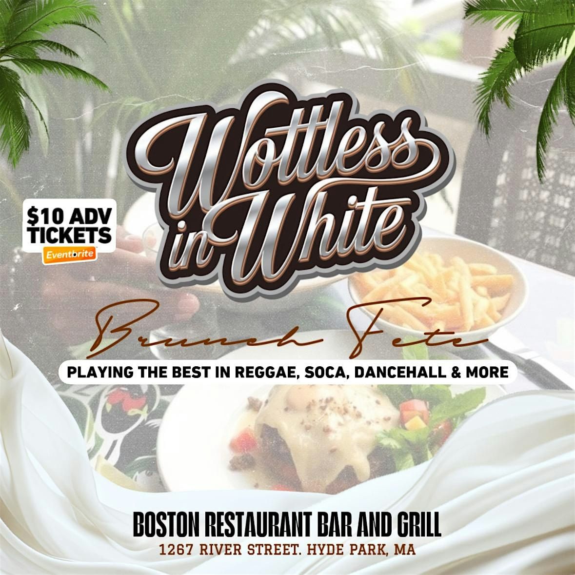 WOTTLESS IN WHITE: BRUNCH FETE, 24 May | Event in Boston | AllEvents