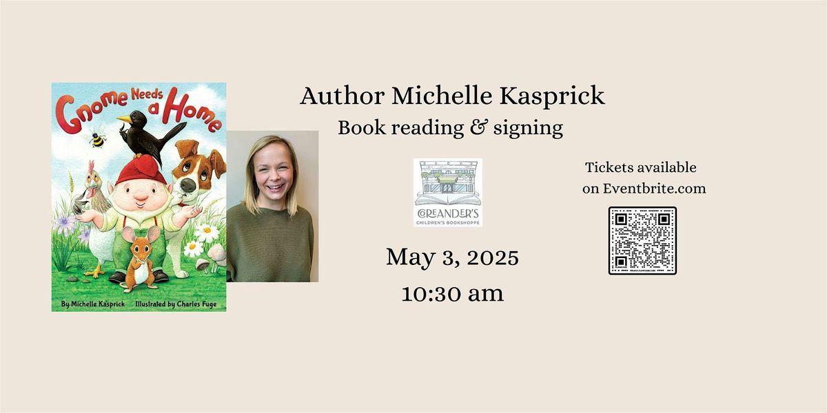 Author Michelle Kasprick, 3 May | Event in Grosse Pointe | AllEvents