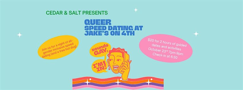 Boo's Bae's and They's Queer SpeedDating!, 23 October | Event in Olympia | AllEvents