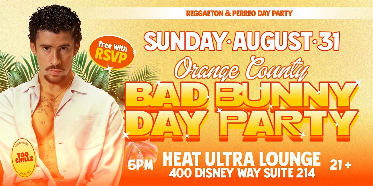 REGGAETON & HIP-HOP DAY PARTY @ HEAT ULTRA LOUNGE OC, 31 August | Event in Anaheim | AllEvents