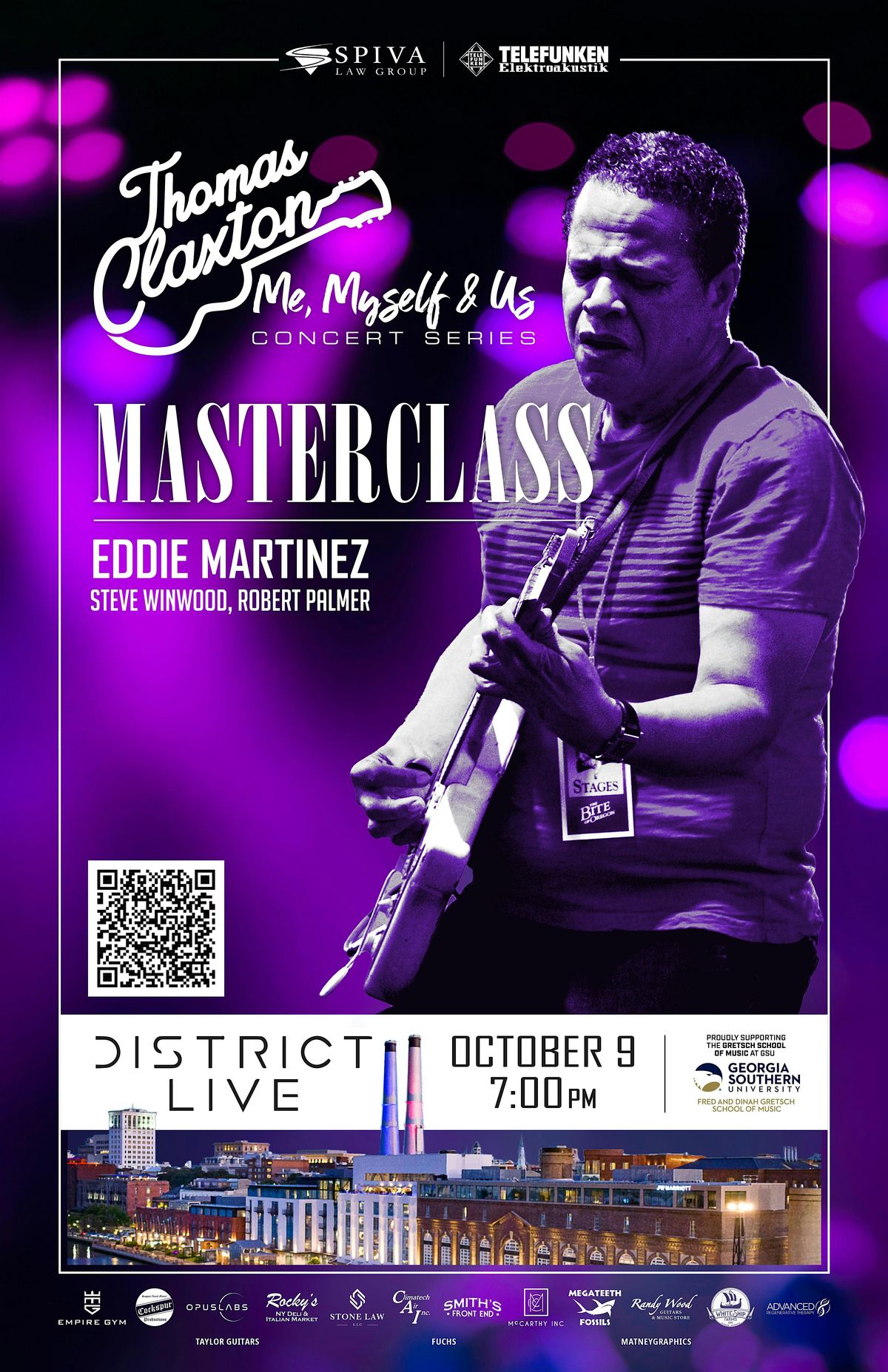 Me, Myself, & Us Productions: "Guitar Masterclass" with Eddie Martinez, 9 October | AllEvents