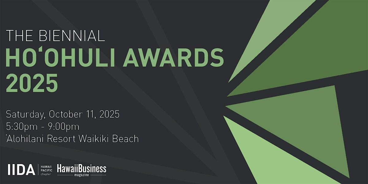 HOʻOHULI AWARDS 2025, 11 October | Event in Honolulu | AllEvents