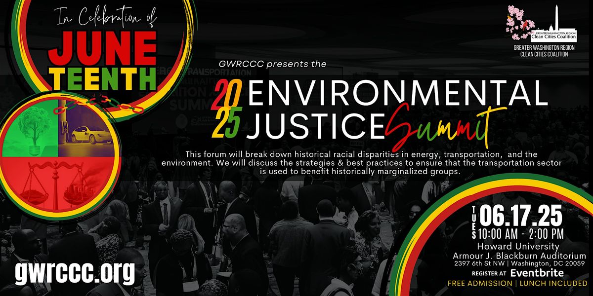 Environmental Justice Summit 2025, 17 June | Event in Washington | AllEvents
