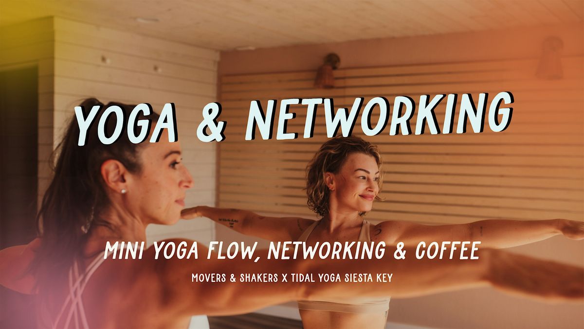 *SPECIAL MONDAY COFFEE* Yoga & Networking with Tidal Yoga Siesta Key, 10 November | Event in Sarasota