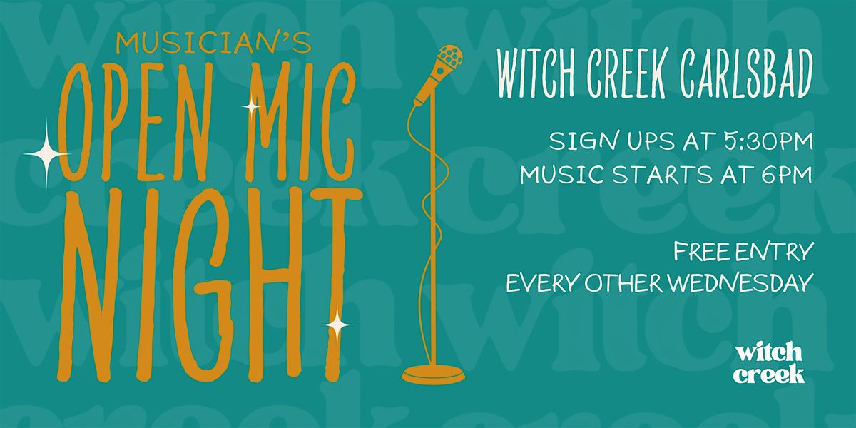 Musician's Open Mic Night | Event in Carlsbad | AllEvents