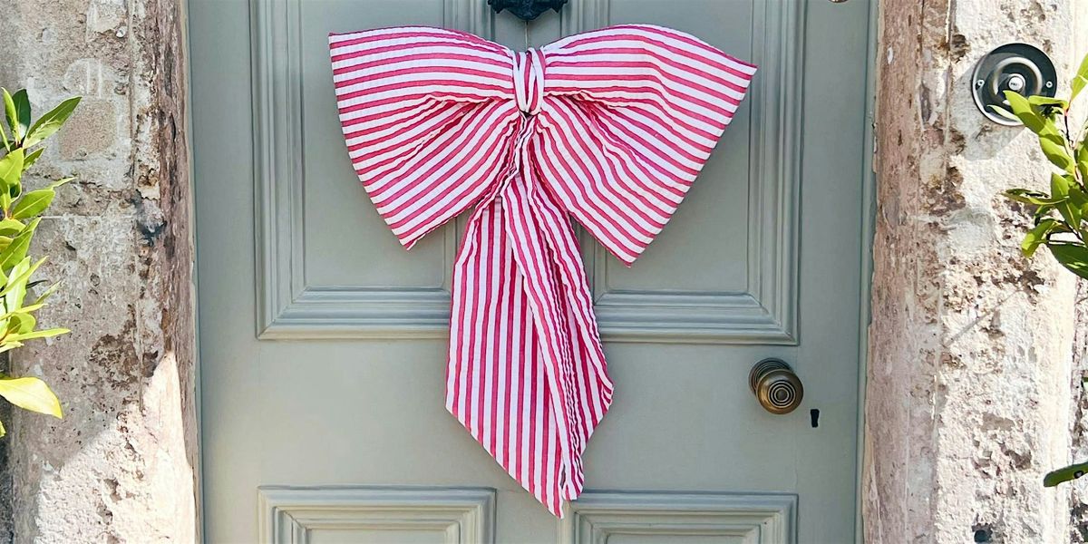 The Christmas Crafting Club: Sew Your Own Giant Decorative Bow, 11 December | Event in London | AllEvents