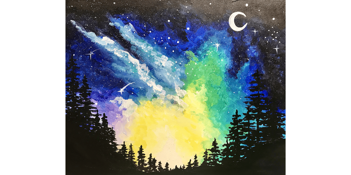 Among the Cosmos - Paint and Sip in Houston | Classpop!™, 15 August | Event in Katy | AllEvents
