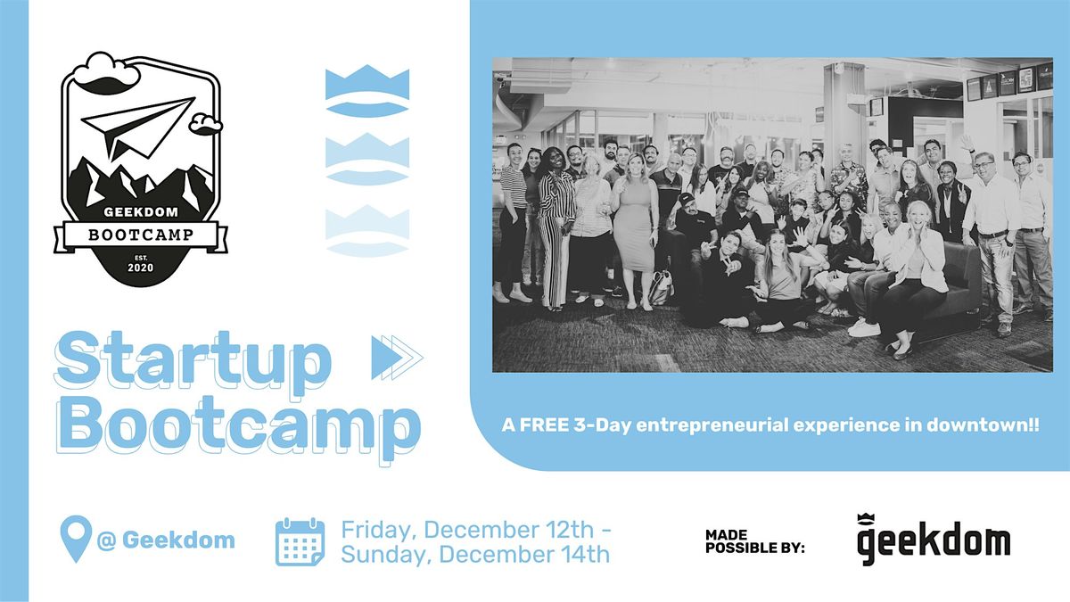 Startup Bootcamp -December 2025, 12 December | Event in San Antonio | AllEvents