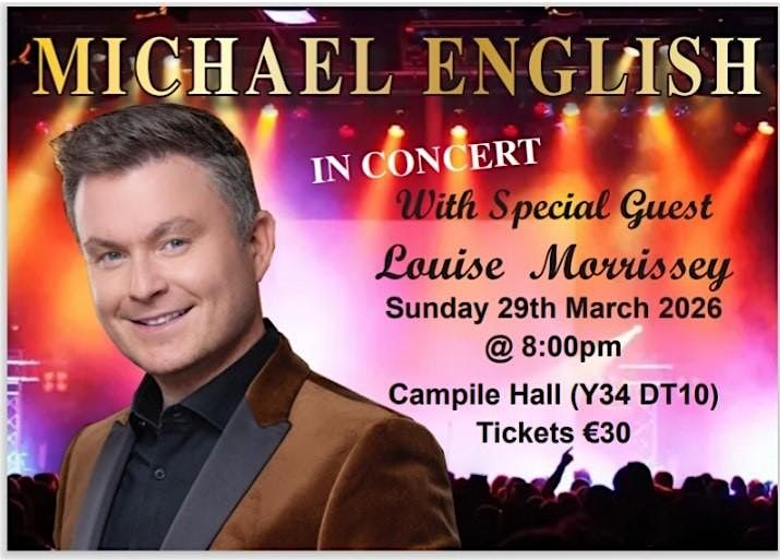 Michael English, 29 March | Event in Campile | AllEvents