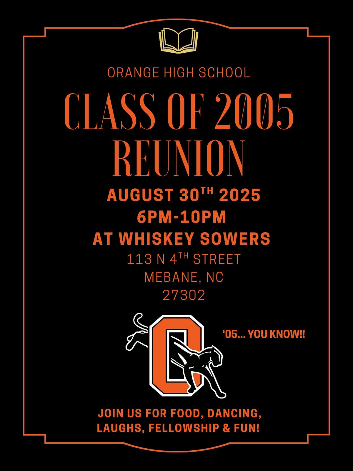 OHS Class of 2005 20th Reunion, 30 August | Event in Mebane | AllEvents