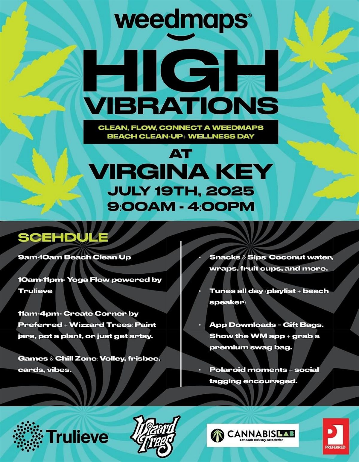 Weedmaps High Vibrations - Miami Beach Clean Up & After Party | Event in Miami | AllEvents