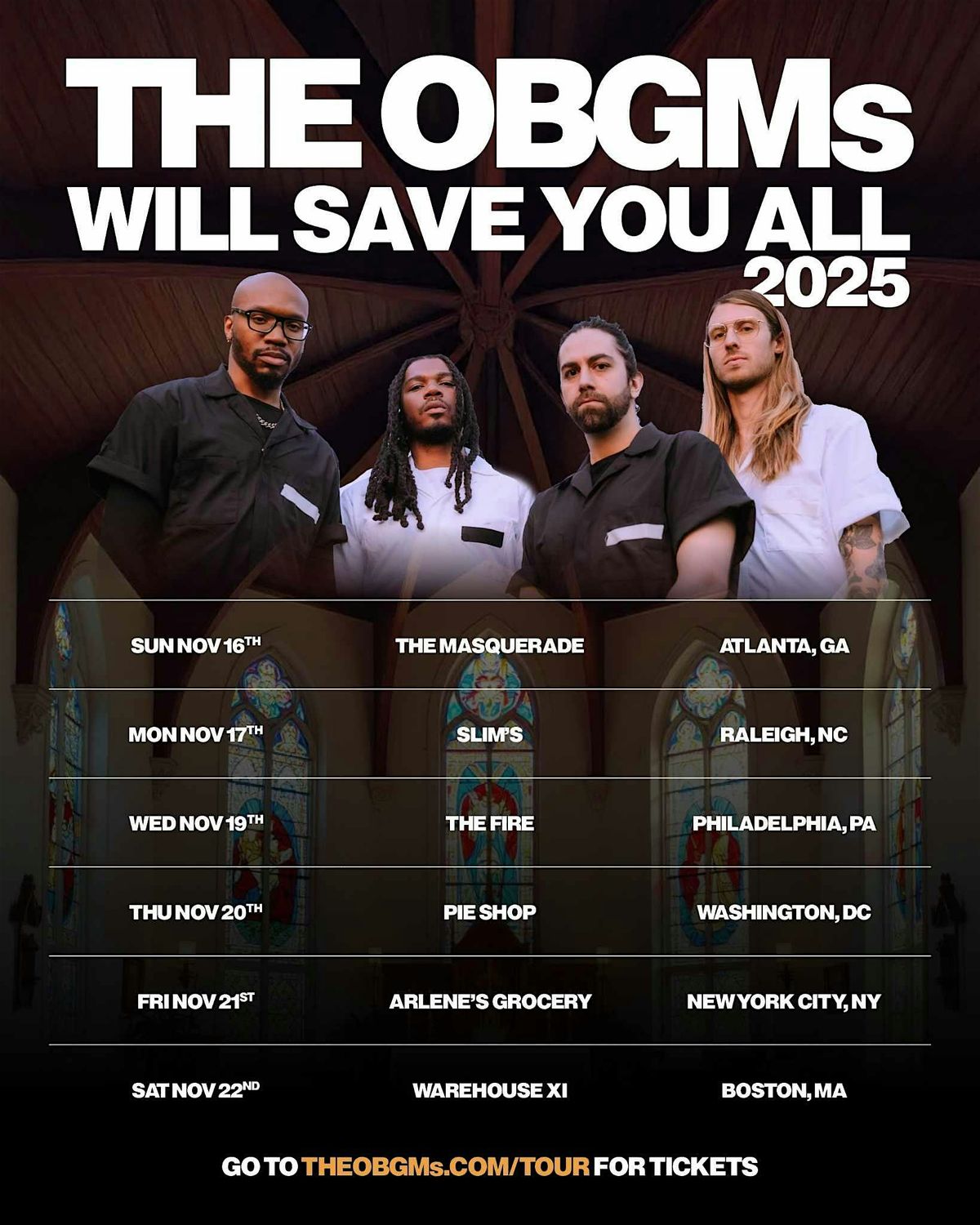 THE OBGMs WILL SAVE PHILLY, 19 November | Event in Philadelphia | AllEvents