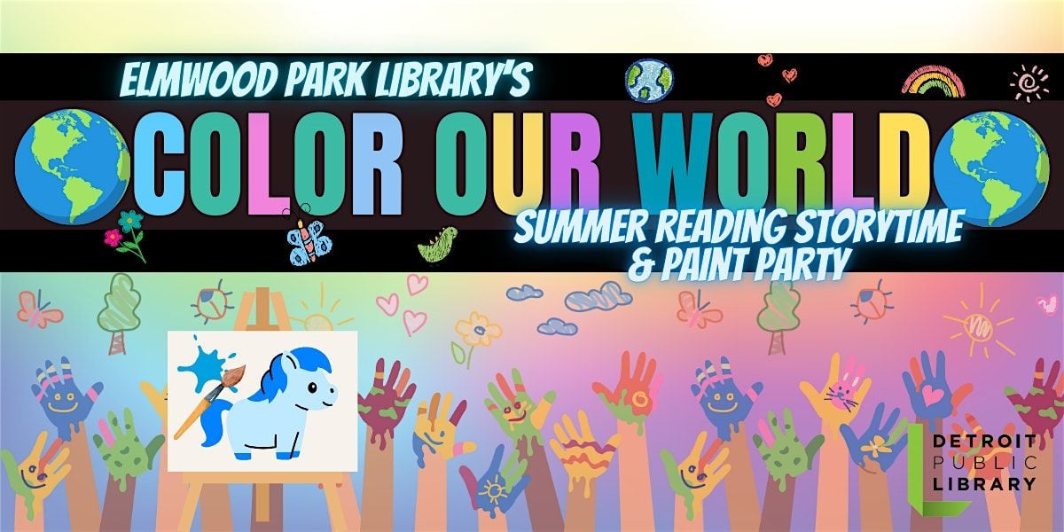 Summer Reading Paint Party & Storytime, 3 July | Event in Detroit | AllEvents