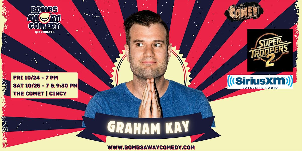 Comedy At The Comet | GRAHAM KAY (Saturday), 25 October | Event in Cincinnati | AllEvents