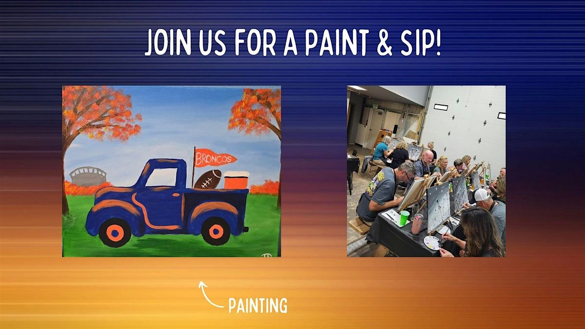 Paint & Sip - Bronco Truck at Knuckle Puck Brewing!, 31 August | Event in Longmont | AllEvents