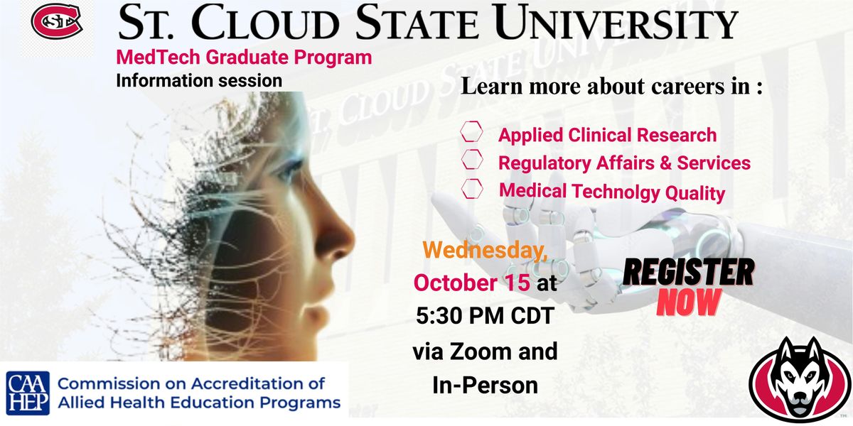 MedTech Graduate Programs Information Session, 15 October | Event in Plymouth | AllEvents