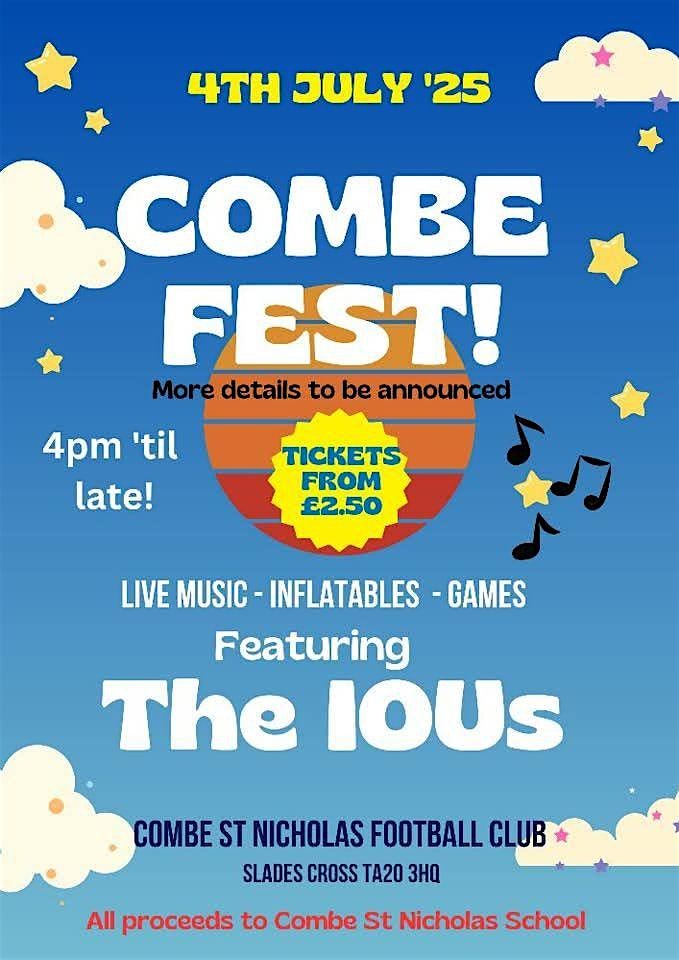 Combe Fest!, 4 July | Event in Chard | AllEvents