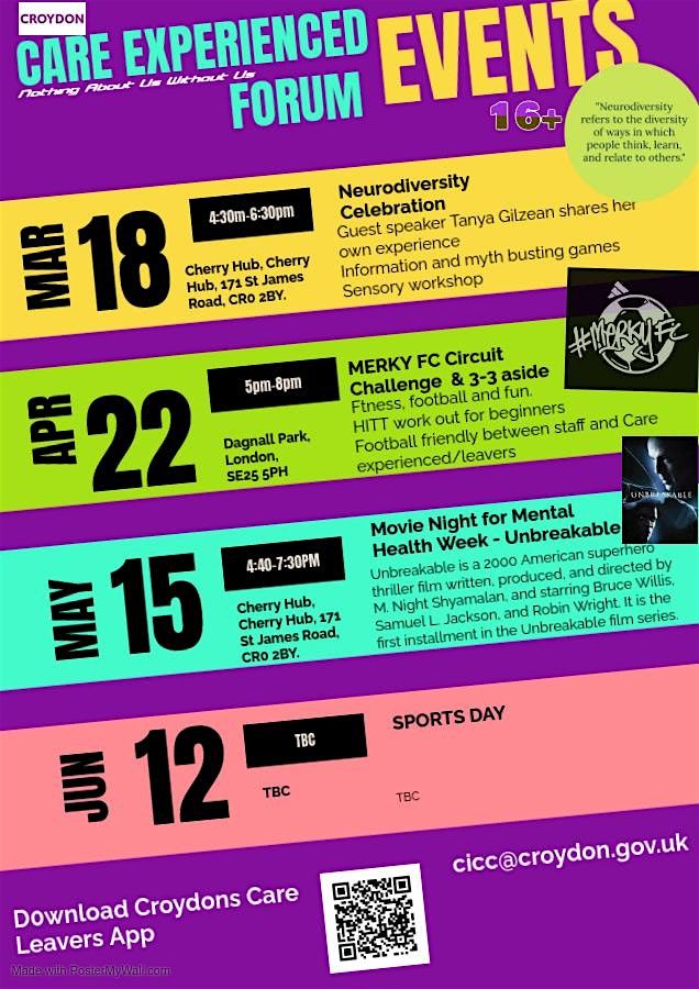 Movie Night for Mental Health Week - Unbreakable, 15 May | Event in Croydon | AllEvents