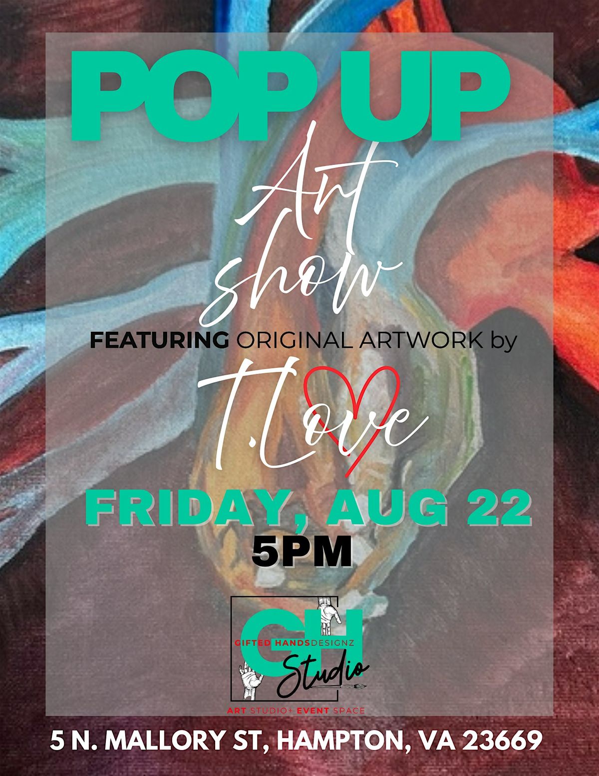 Pop up art show, 22 August | Event in Hampton | AllEvents