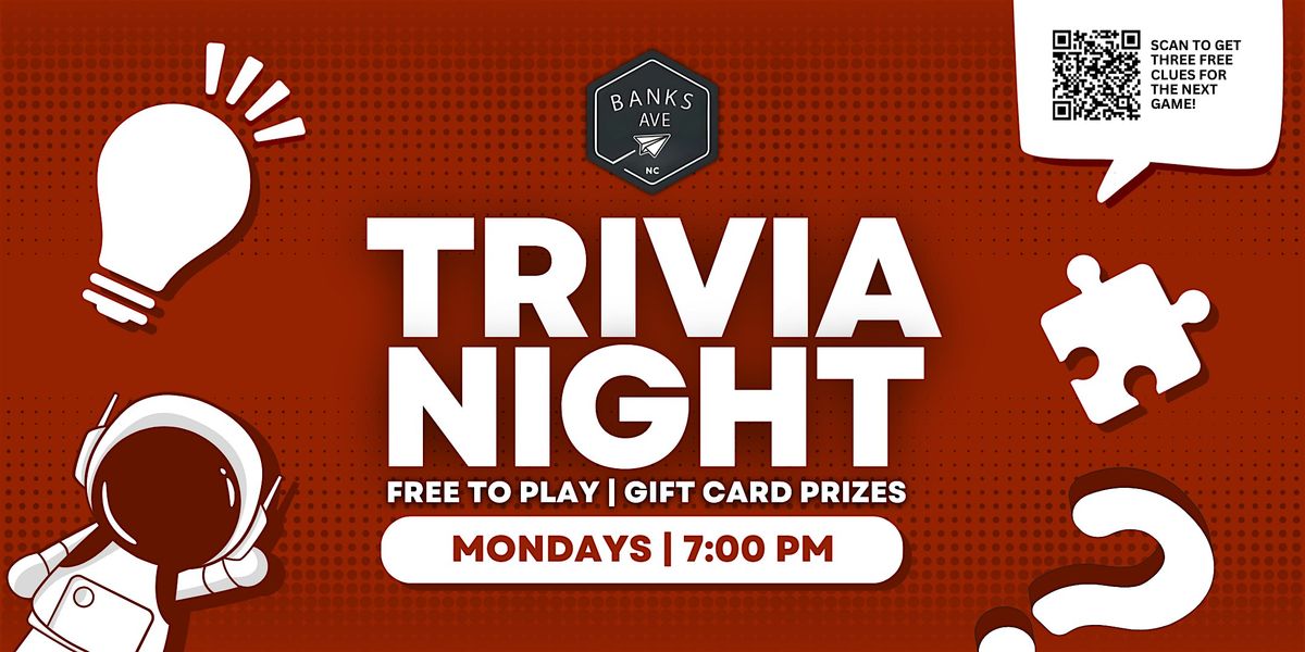 Trivia Night at Banks Ave Bar in Asheville South Slope, 8 September | Event in Asheville | AllEvents