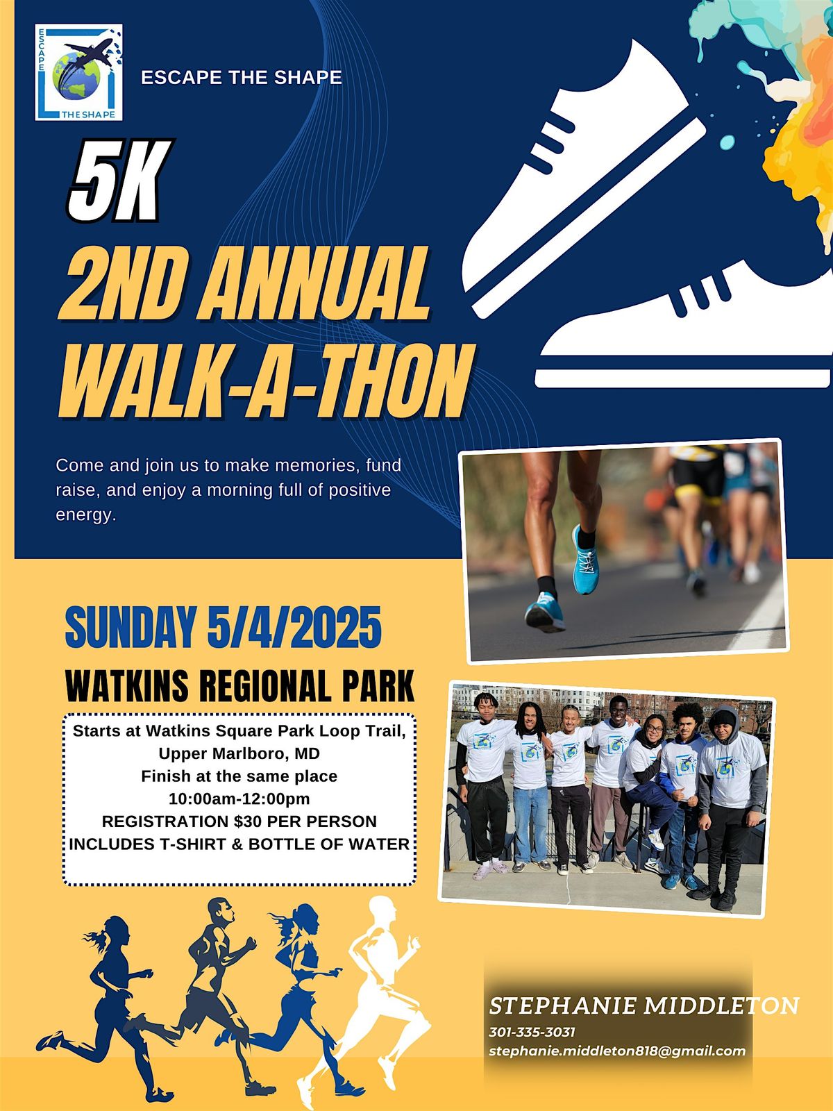 2nd Annual 5K Walk/Run, 4 May | Event in Upper Marlboro | AllEvents