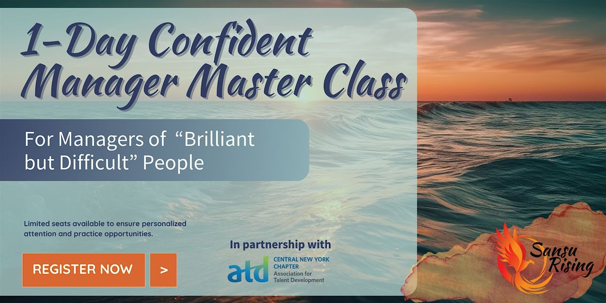 Confident Manager Masterclass, 19 September | Event in Syracuse | AllEvents