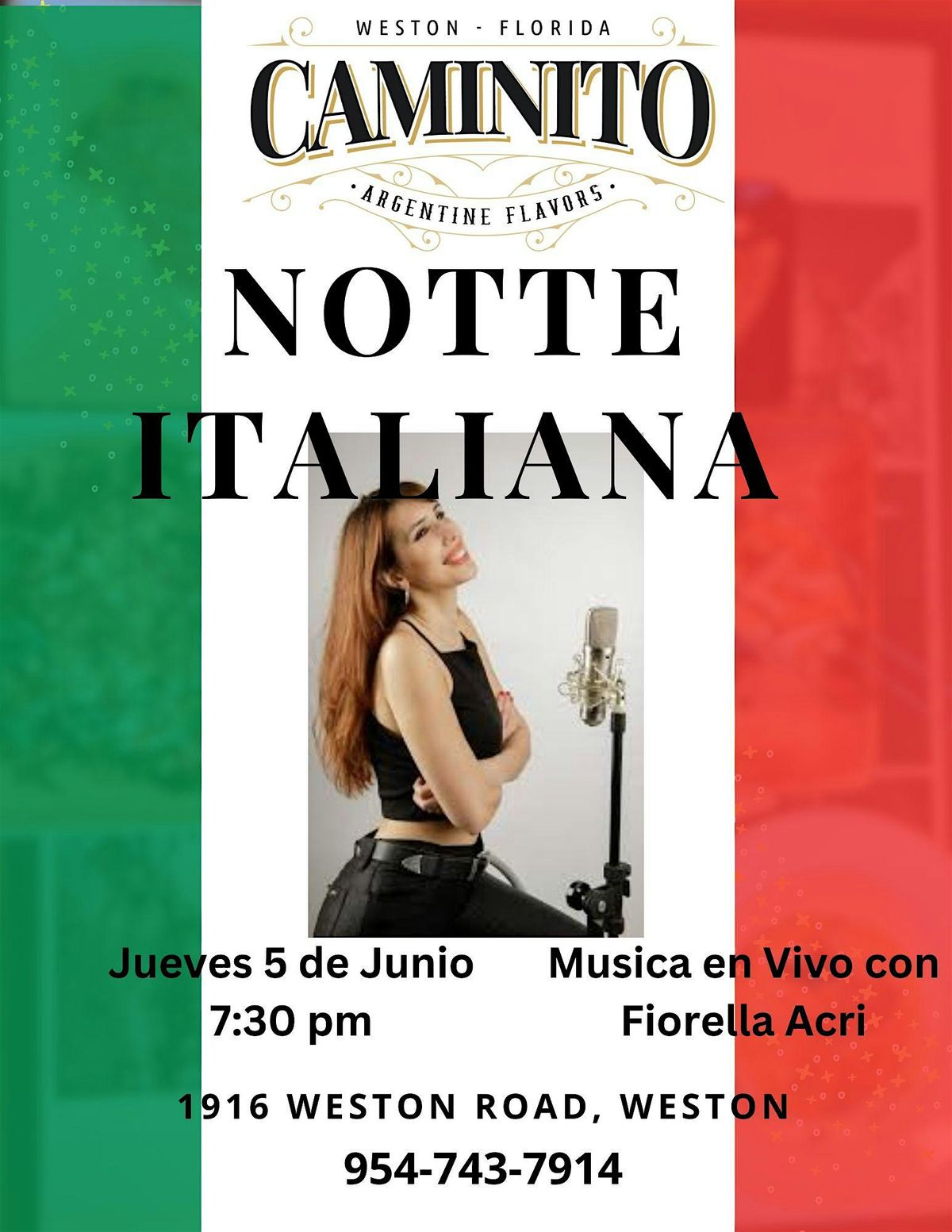Notte Italiana, 5 June | Event in Weston | AllEvents