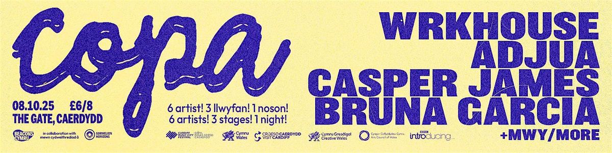 Beacons Cymru and BBC Horizons presents: COPA, 8 October | Event in Cardiff | AllEvents