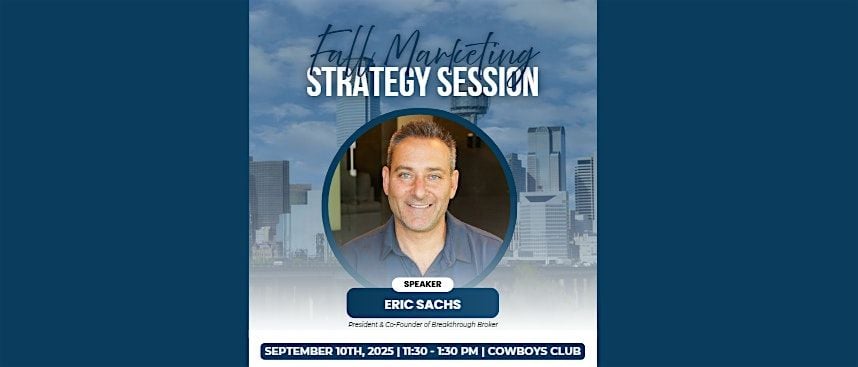 Fall Marketing Strategy Session, 10 September | Event in Frisco | AllEvents