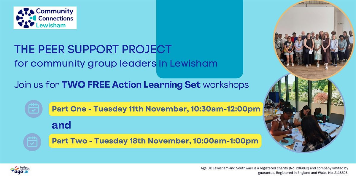 Action Learning Set Workshops for Lewisham Community Groups, 18 November | Event in London | AllEvents