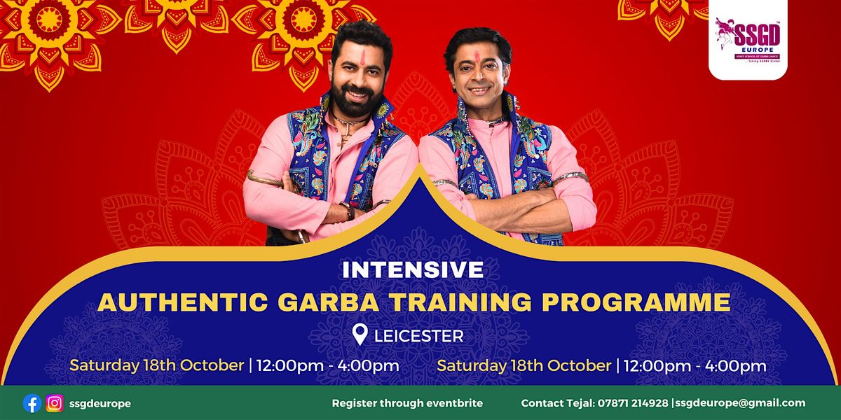 Intensive Authentic Garba Training Programme - IAGTP Leicester, 18 October | Event in Leicester | AllEvents