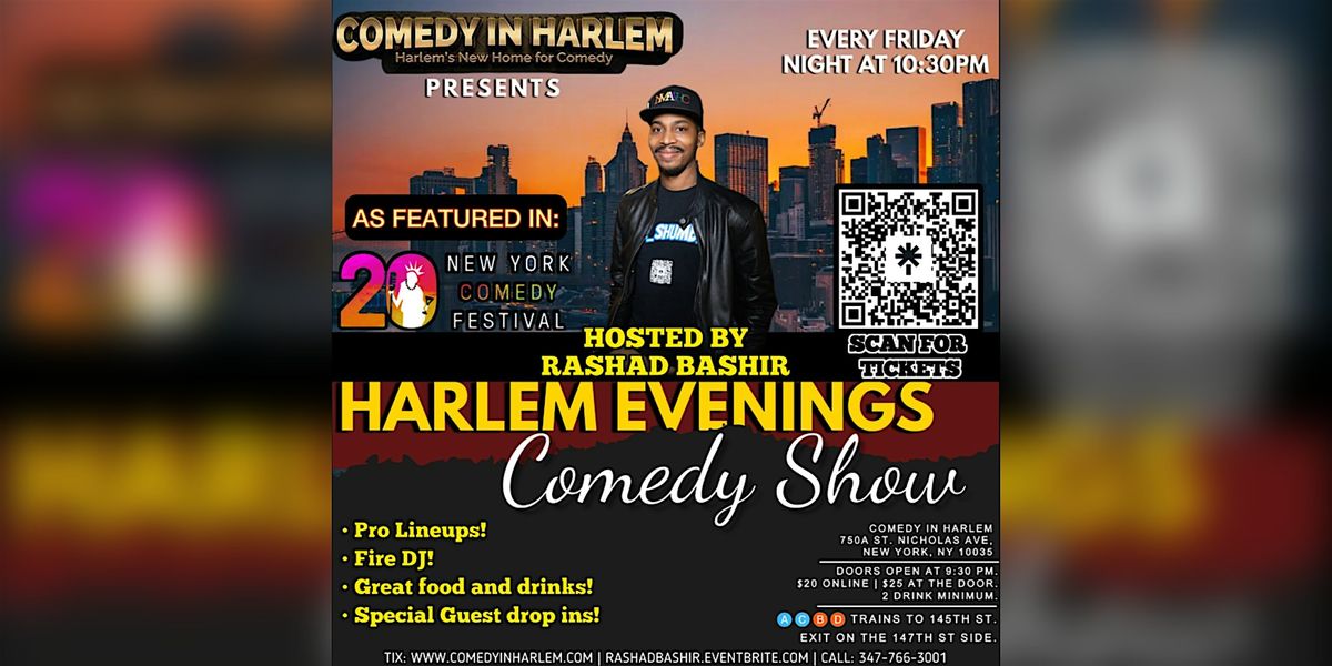 Comedy In Harlem Presents: Harlem Evenings Comedy Show | Event in New York | AllEvents