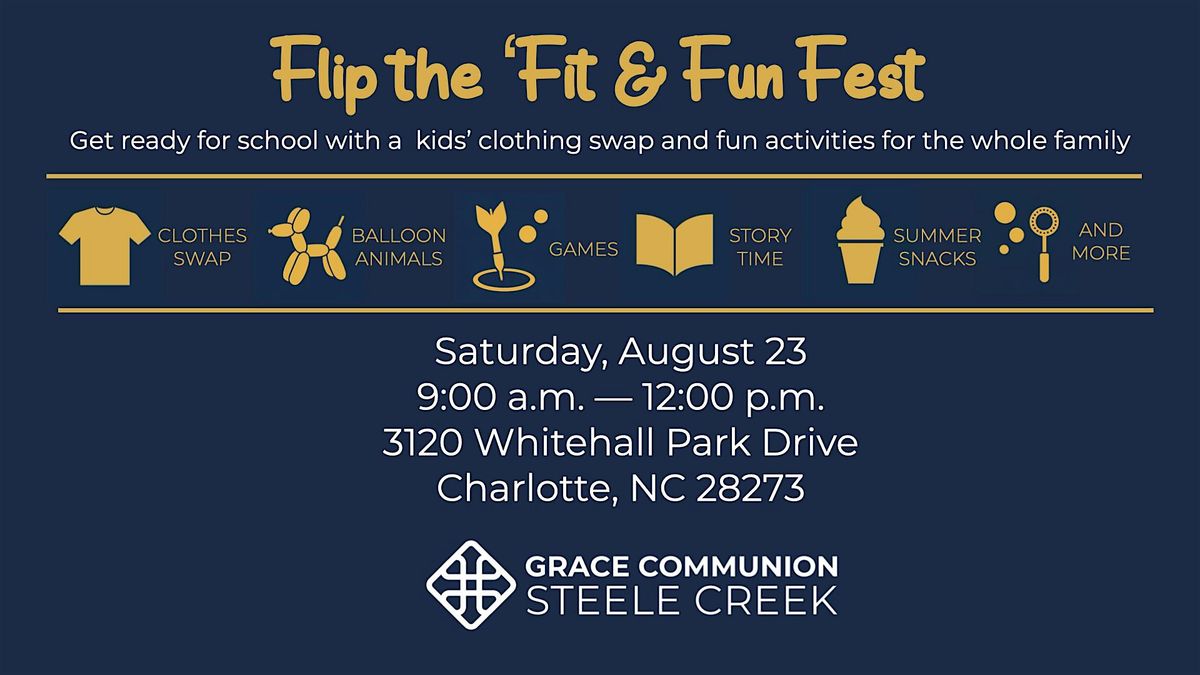 Flip the 'Fit and Fun Fest, 23 August | Event in Charlotte | AllEvents