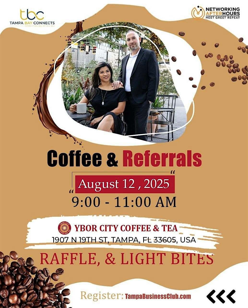 Coffee & Referrals @Ybor City coffee & Tea, 12 August | Event in Tampa | AllEvents