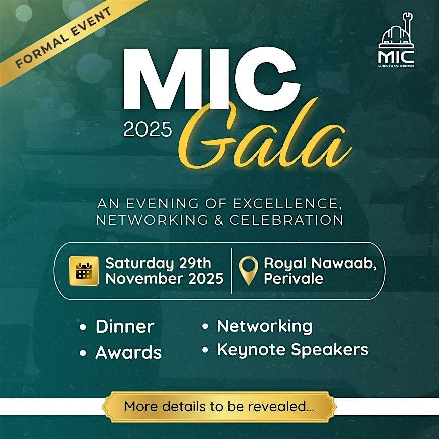 Muslims in Construction Gala 2025 | Event in London | AllEvents