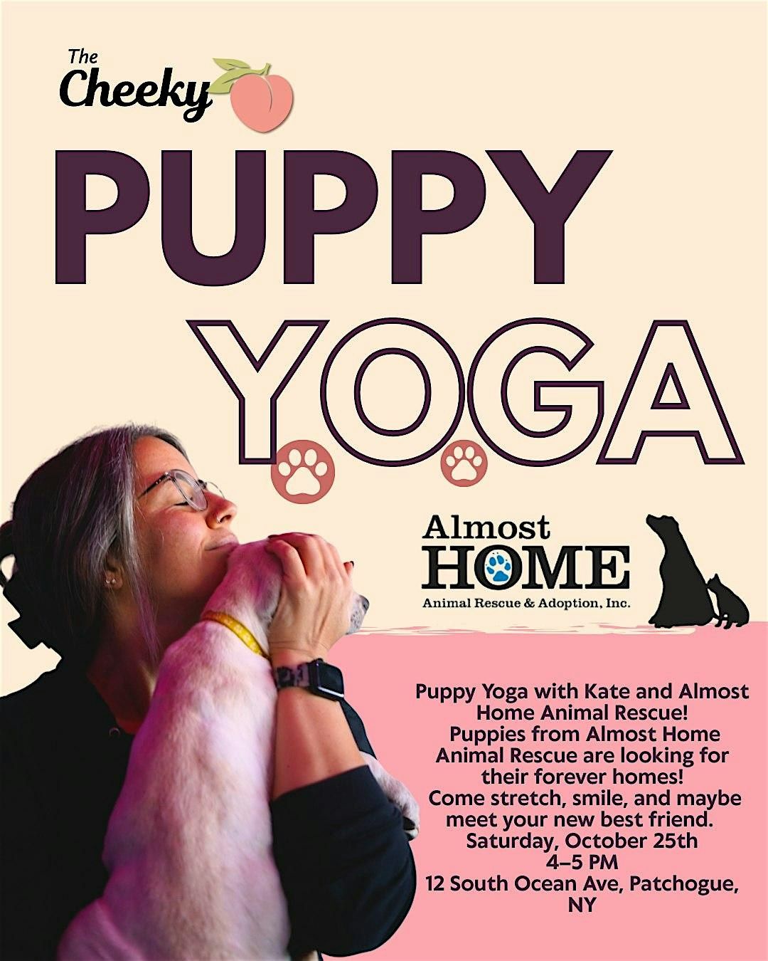 PUPPY YOGA, 25 October | Event in Patchogue | AllEvents