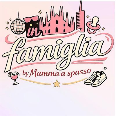 " In Famiglia " by Mamma a spasso logo