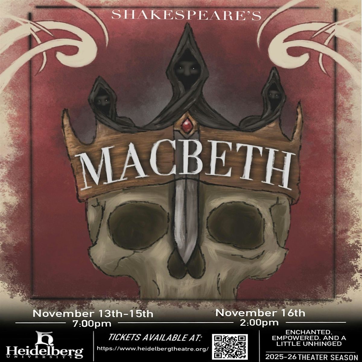 Shakespeare's Macbeth, 14 November | Event in Tiffin | AllEvents