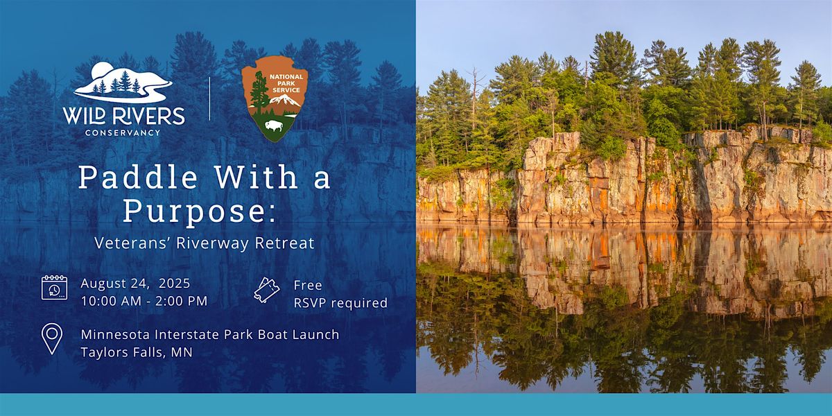 Paddle With a Purpose: Veterans’ Riverway Retreat, 24 August | Event in Taylors Falls | AllEvents