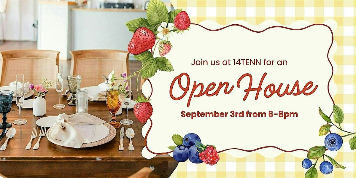 14TENN Summer Open House, 3 September | Event in Nashville | AllEvents