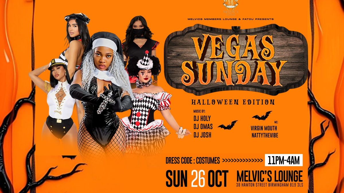 🎃 VEGAS SUNDAY – HALLOWEEN EDITION 👻, 26 October | Event in Birmingham | AllEvents