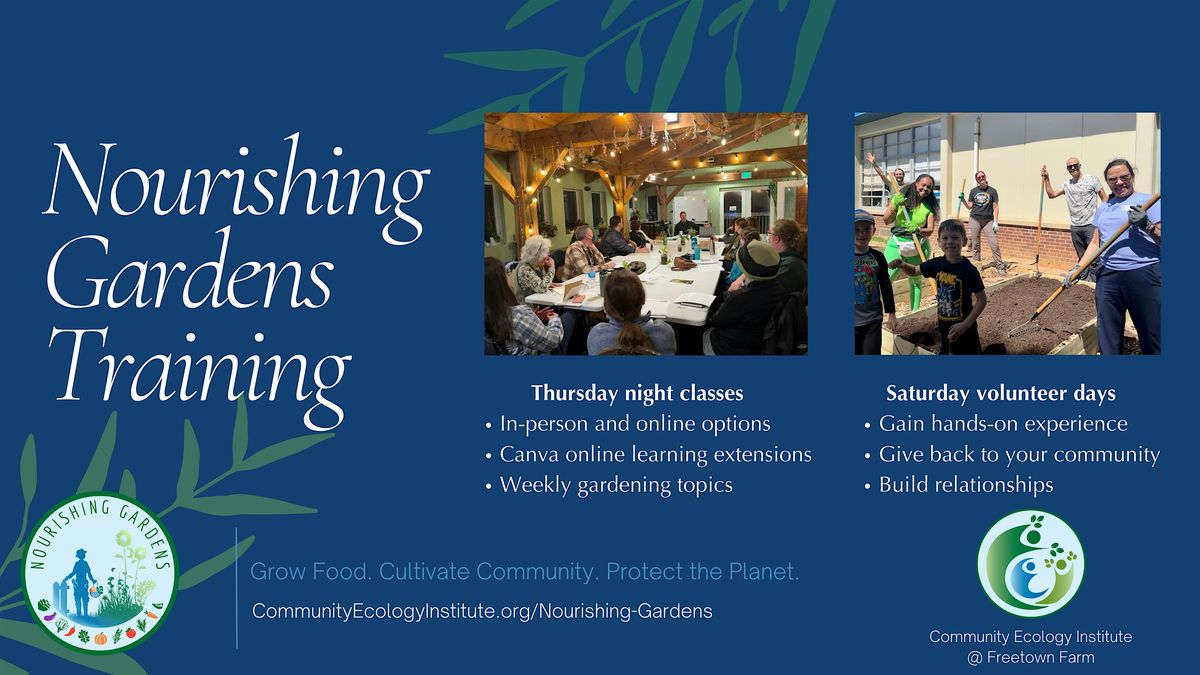 Nourishing Gardens Intermediate Training, 8 May | Event in Columbia | AllEvents