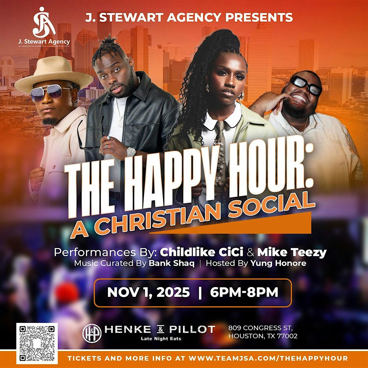 The Happy Hour: A Christian Social, 1 November | Event in Houston | AllEvents