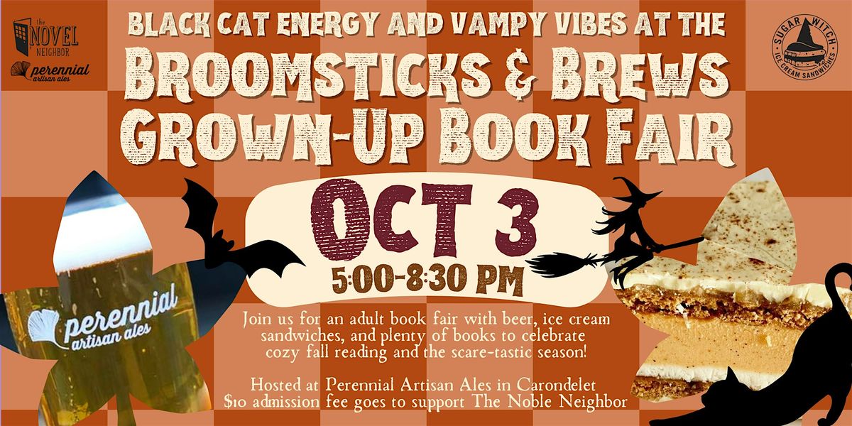 Broomsticks and Brews Grown-Up Book Fair | Event in St. Louis | AllEvents