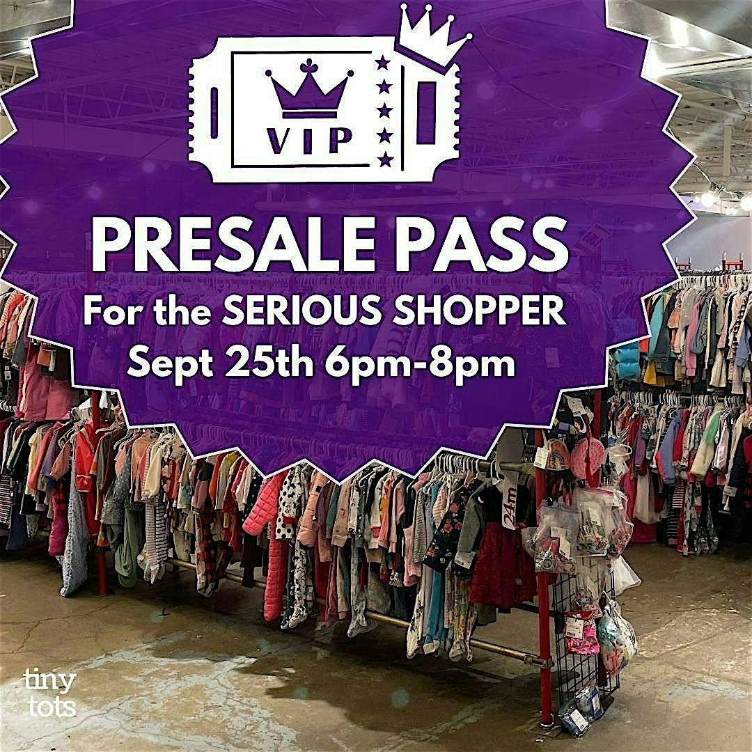 SUPER VIP PRESALE PASSES for Tiny Tots Mega Kids Sale FALL  2025, 25 September | Event in Stamford | AllEvents