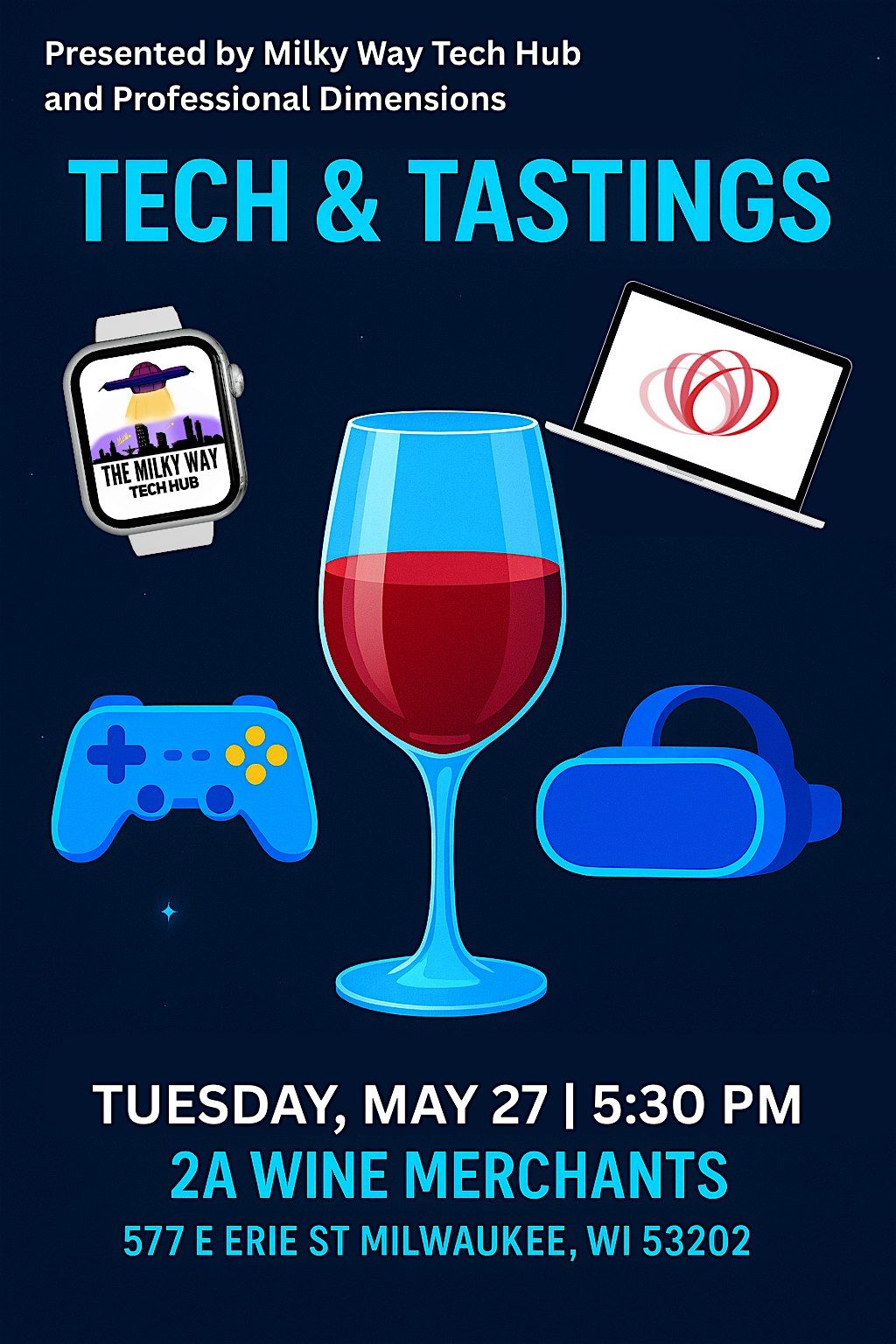 Tech & Tastings (May 2025), 27 May | Event in Milwaukee | AllEvents