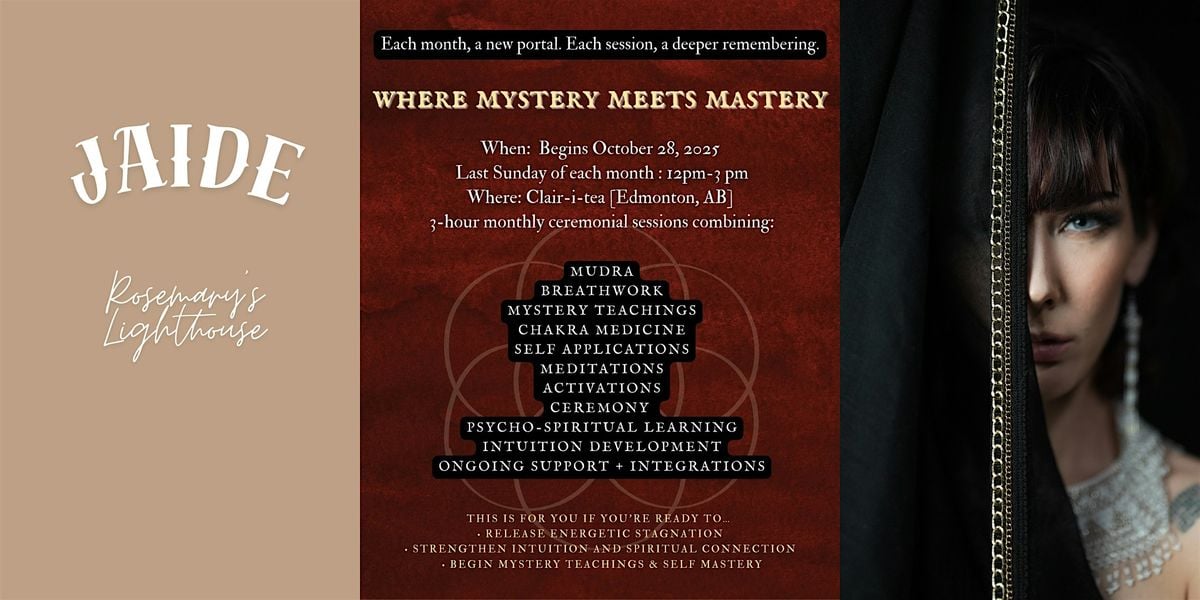 Where Mystery Meets Mastery, 26 October | Event in Edmonton | AllEvents
